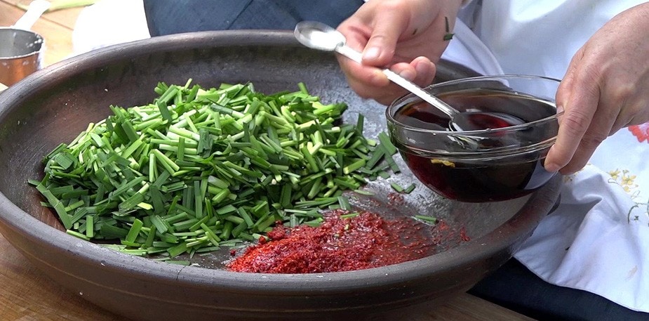 Čerstvé korejské kimchi